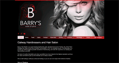 Desktop Screenshot of barryshairstudio.ie